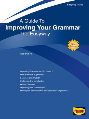 cover image of Improving Your Grammar